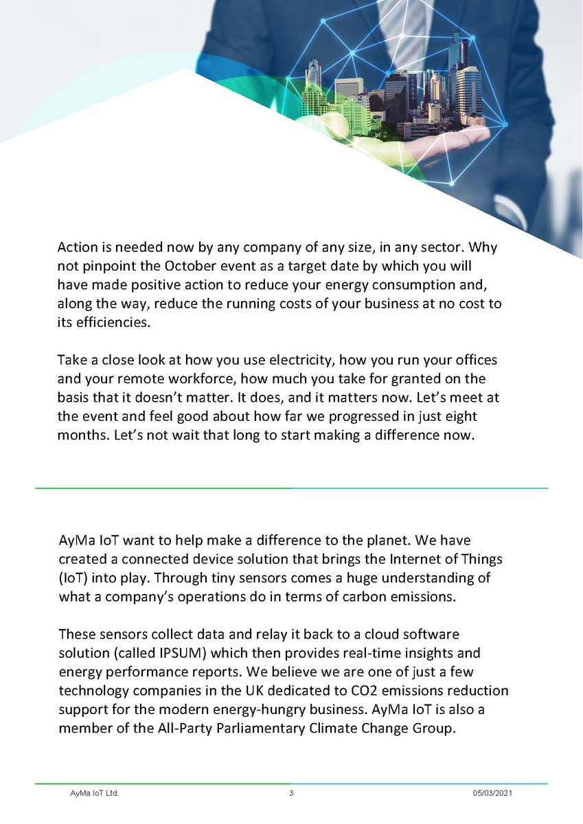 AyMaIoT's tweet photo. Is your business big enough to make a difference to climate change?  #climate #ClimateEmergency #EnvironmentalDamage #carbonneutral #carbonemissions https://t.co/IZuA1ugRhH