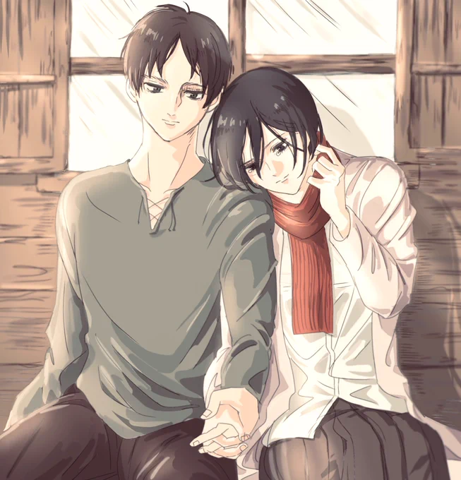 #進撃の巨人138話 
#attackontitan
#eremika 
山小屋エレミカ 