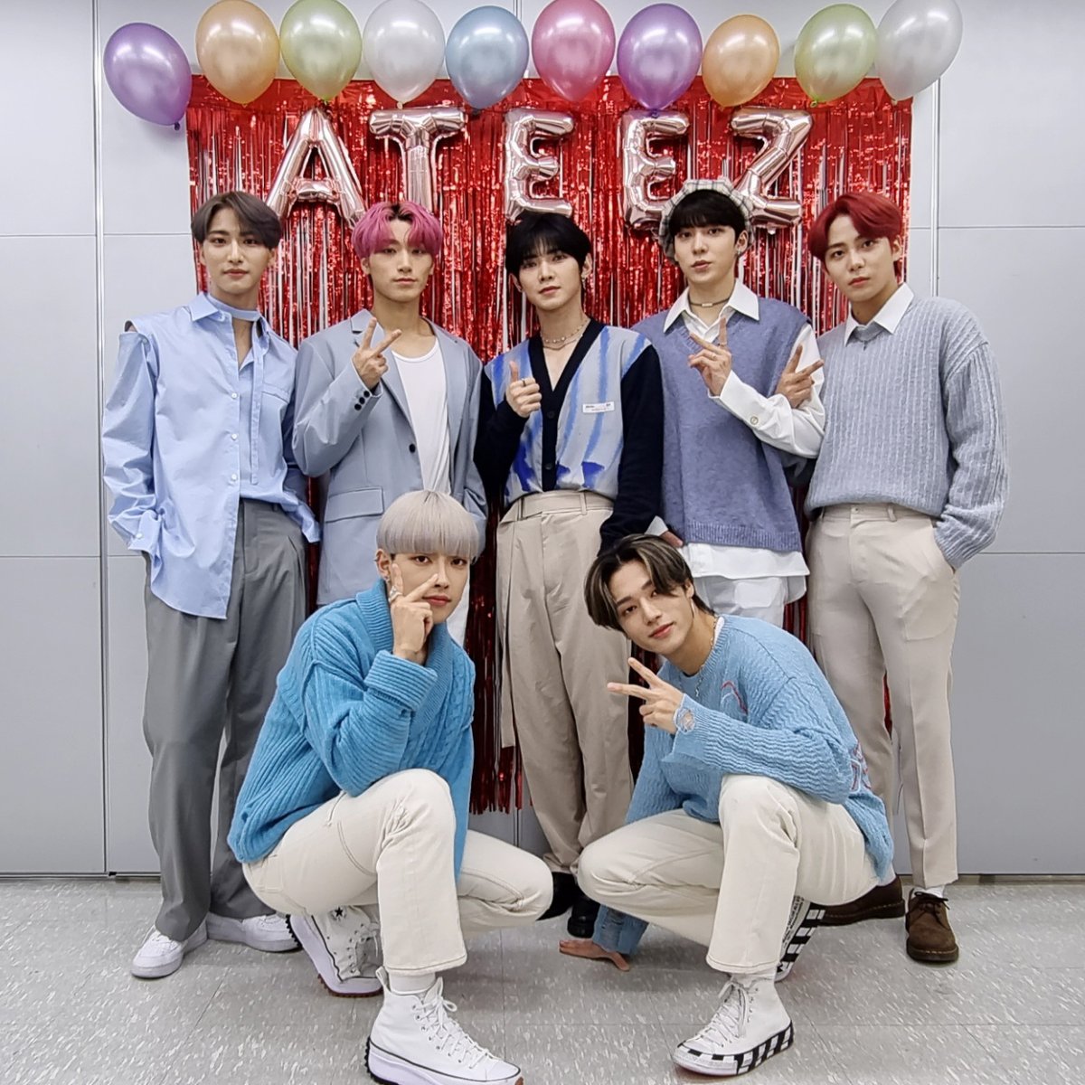 ATEEZofficial's tweet photo. [📷] TODAY ATEEZ
⠀
더쇼 컴백 무대에서 선보인 'Celebrate'와 '불놀이야(I'm The One)' !
에이티니가 선물해 준 소중한 불놀이야(I'm The One) 첫 1위
덕분에 오늘도 에이티즈 날씨는 맑음🥰
항상 고맙고 사랑해요 에이티니💕

#TODAY_ATEEZ #ATEEZ #에이티즈 https://t.co/HRRvF6Tr9k
