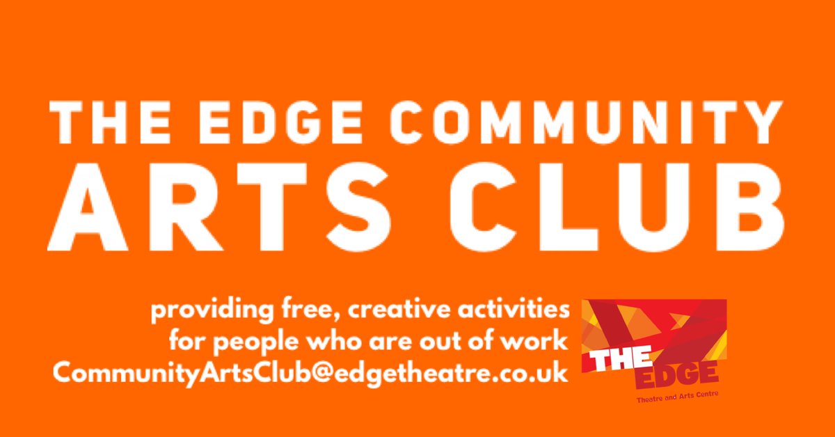 The Edge (@theedgemcr) on Twitter photo Our Creative Writing workshops on Zoom got off to a great start last week and it’s not too late to sign up!
ACTING FOR FUN AND CONFIDENCE live, in person (!) & socially distanced starts Tues 13th April, Email communityartsclub@edgetheatre.co.uk for more info & to reserve a place Our Creative Writing workshops on Zoom got off to a great start last week and it’s not too late to sign up!
ACTING FOR FUN AND CONFIDENCE live, in person (!) & socially distanced starts Tues 13th April, Email communityartsclub@edgetheatre.co.uk for more info & to reserve a place