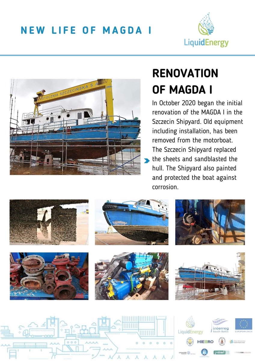 LiquidEnergy3's tweet photo. Magda I 🛥 will be the first small gas fuelled unit in this part of Europe 🌱🌱🌱#liquidenergy #lenergy #lng #ecoboat #eco #boat #future #fuel #greendeal #biolng @Miasto_Szczecin #motorboat The project will be completed in the second half of 2021. For more information 👇🏻 https://t.co/WkY3gD7VSg