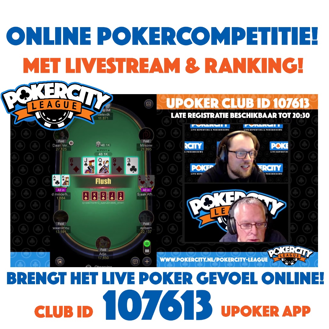 OPZET POKERCITY LEAGUE: ZO HAAL JIJ DE FINALE VAN DE PCL!

➡ Ranking vandaag van start
➡ UPoker Club ID 107613
➡ Livestream &amp; Ranking
➡ Start 19:30u late reg tot 20:35u

#poker #pcl

Alles over de opzet van de PCL ⬇

pokercity.nl/opzet-pokercit…