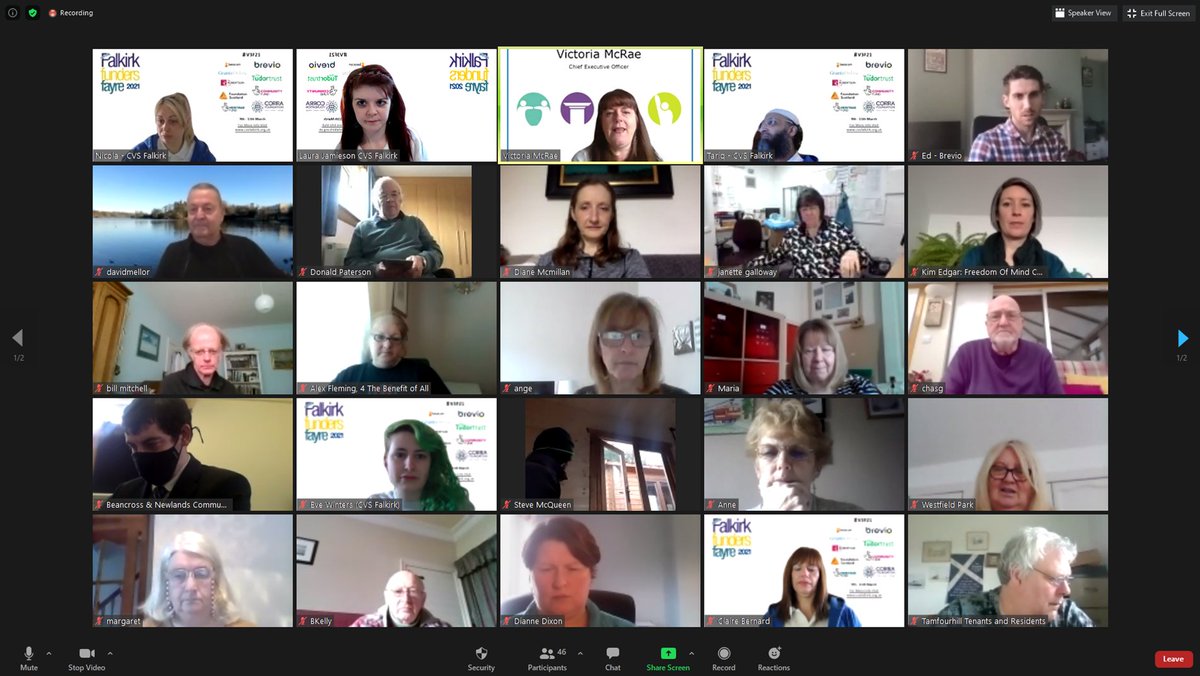CVSFalkirk's tweet photo. We're off! Thank you to @CEOCVSFalkirk for her fantastic intro to the day, and recap of the extraordinary year since last #FalkirkFundersFayre.
Up next - Ed from @hellobrevio! π #V3F21 https://t.co/uEh43KFARe