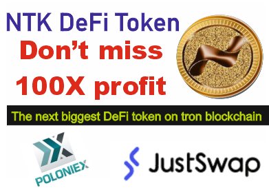 Smart_cryptox's tweet image. Buy as much as you can now presale ends anytime from now ntkixtoken.medium.com/ntkix-will-be-… #TRON #justswap #DeFi #TRX #NTK