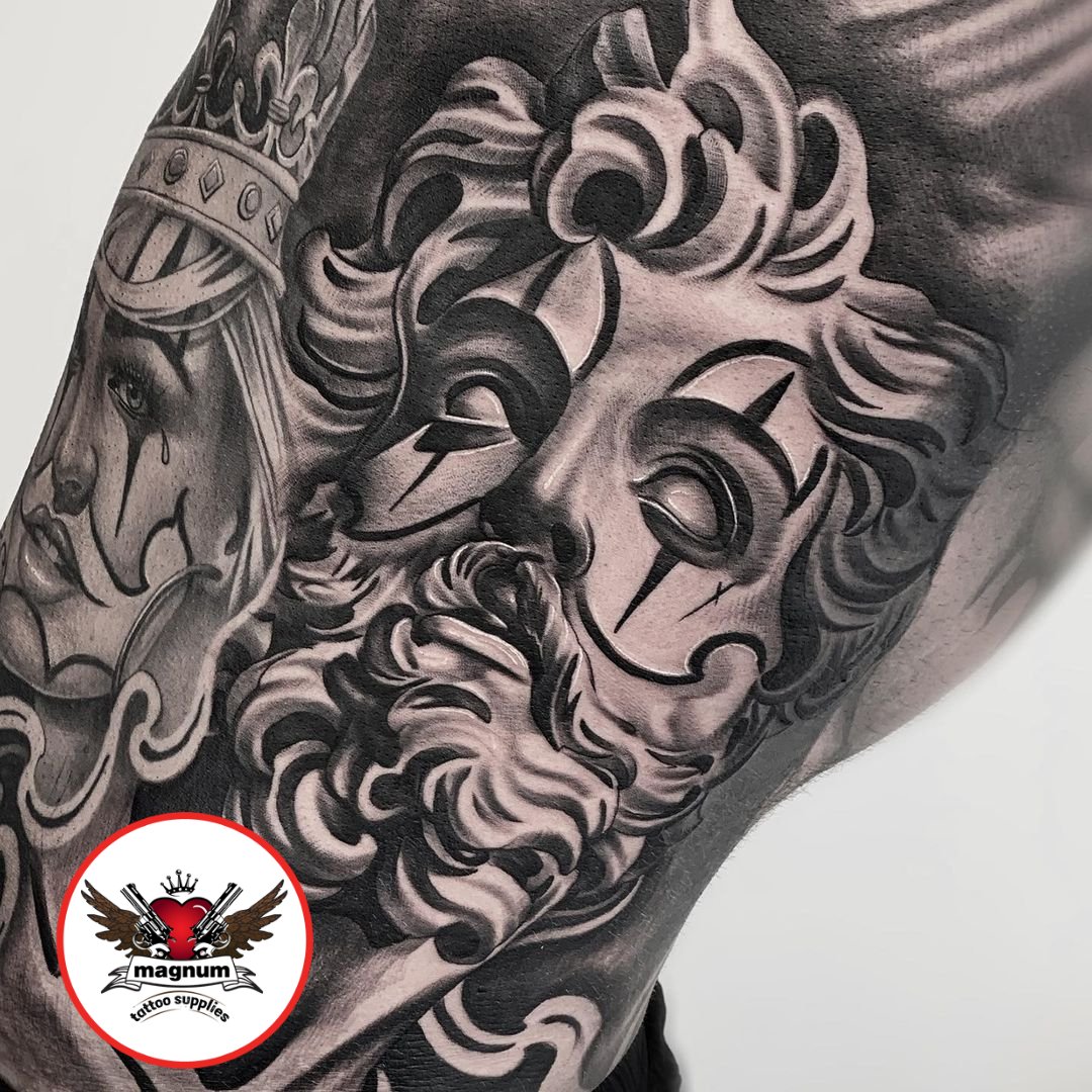 MagnumTattooSupplies on X: Hustle grind! Dope tattoo from Troy Tuck made  with #magnumtattoosupplies 👊🏻 . . #louisvuitton #gang #hustler #grind  #work #blackandgrey #inked #tattoo #inkedmag    / X