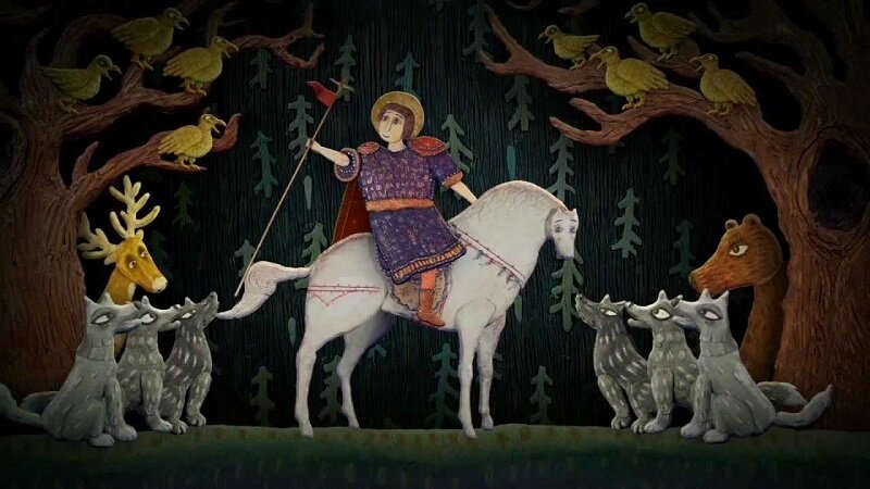 Что значит досуг russkaja-skazka.ru/chto-znachit-d… Георгий Храбрый, который, как ведомо вам, во всех сказках и притчах держит начальство над зверями, птицами и рыбами, — Георгий Храбрый созвал всю команду свою служить, и разложил на каждого по работе. Медведю велел, на шабаш (На шабаш —...