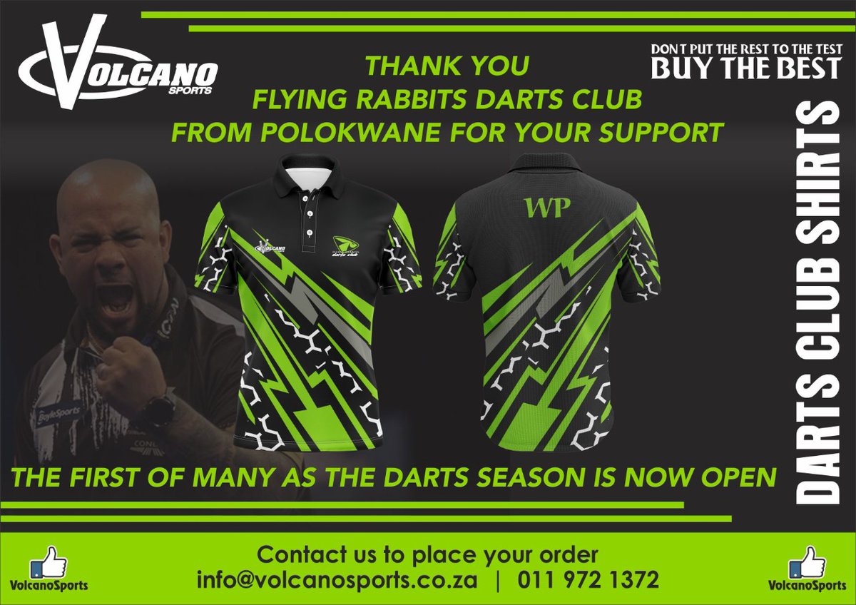 VolcanoSports2's tweet image. Clubs now have permission to play at their venues again. Thank you to the Flying Rabbits Darts Club for being the first Club to support us straight after the announcement.