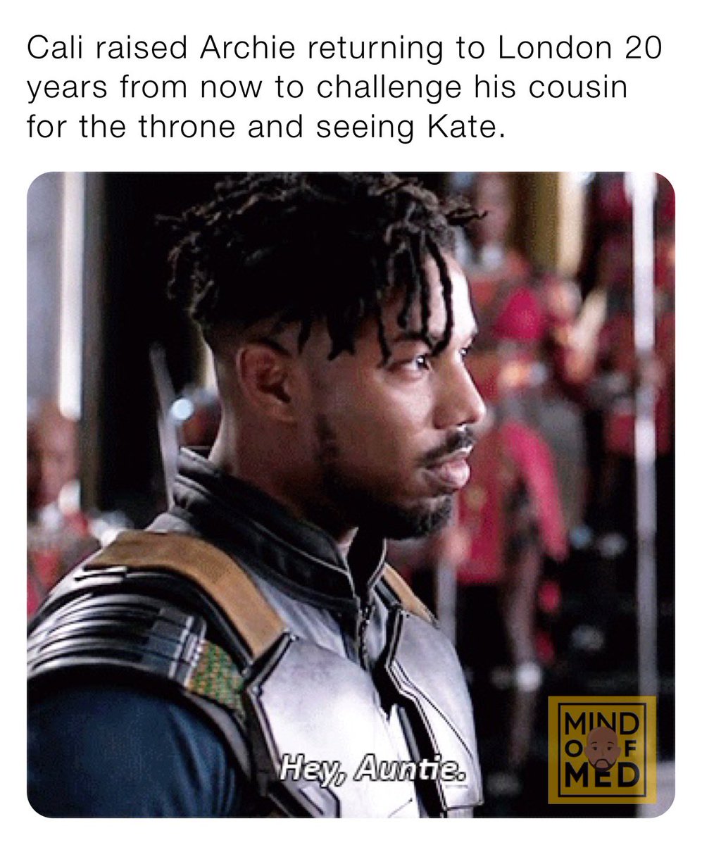 Archie is going to have some questions. #wakandaforever #meghanmarkle #meghanandharry #oprah #princeharry