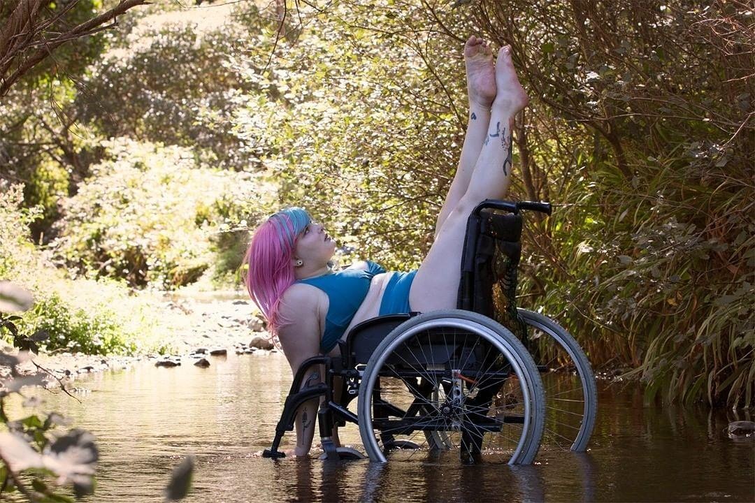 ItsIndigoBloom's tweet photo. I love my wheelchair https://t.co/xi76knrflJ