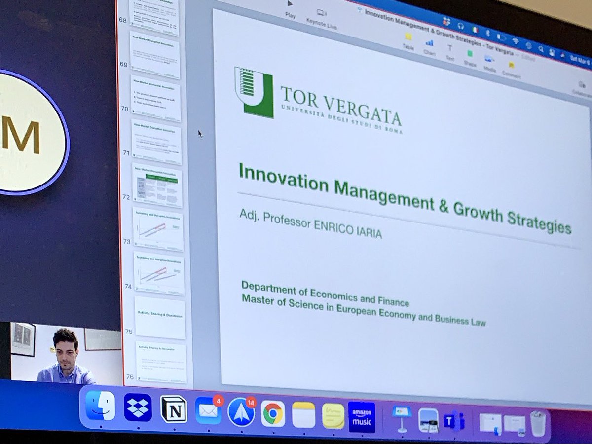 Tutto pronto per l’inizio del nuovo semestre! #innovazione #management #strategie #economia