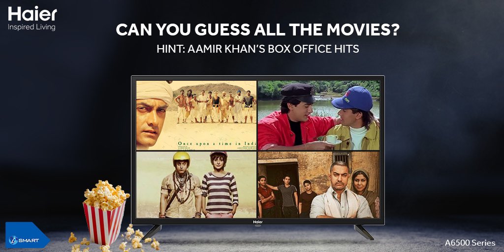 #ContestAlert #ParticipateAndWin 😍 Guess all 4 movies correctly, tweet your reply with the right answer, and get a chance to win goodies from #Haier To be an eligible participant, make sure you follow us on Twitter. Let the game begin!