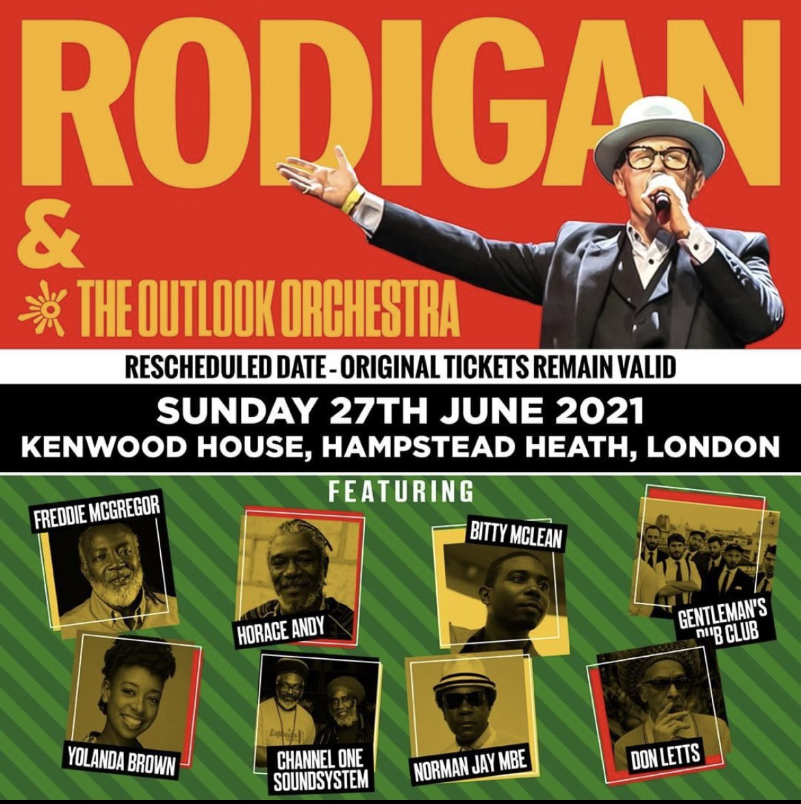 First show of 2021 has been given the green light. Looking forward to standing backstage and feeling the bass run through me. Damn I miss that feeling. Fingers crossed that it’s not a false start and we can actually get to hear some music this summer #reggae @DavidRodigan