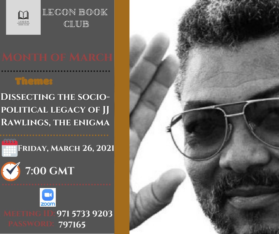 gsnorg's tweet photo. @LegonBookClub  The materials we are engaging are:

1. Kwaku Sakyi Addo’s 2020 interview with J.J. Rawlings:
https://t.co/SWvyHdSHAH
2. CDD’s Roundtable discussion: Rawlings and Democratic Development in the 4th Republic
https://t.co/RI4SoMYrah https://t.co/8vceaX4ijr