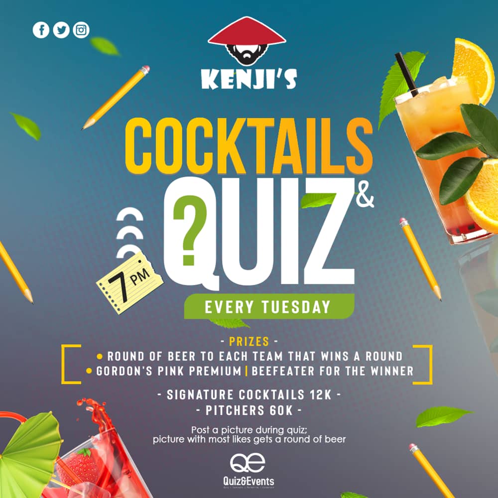 Joseph_Maaniii's tweet photo. Cocktails really go down well while you are scratching your head for some answers, and today is no exception πΉ
π@kenjismojo every Tuesday at 7pm.
#QuizEventsUG https://t.co/abB4FttjQt