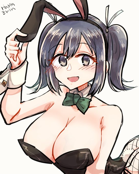 艦これらくがき。蒼龍ちゃんバニー 