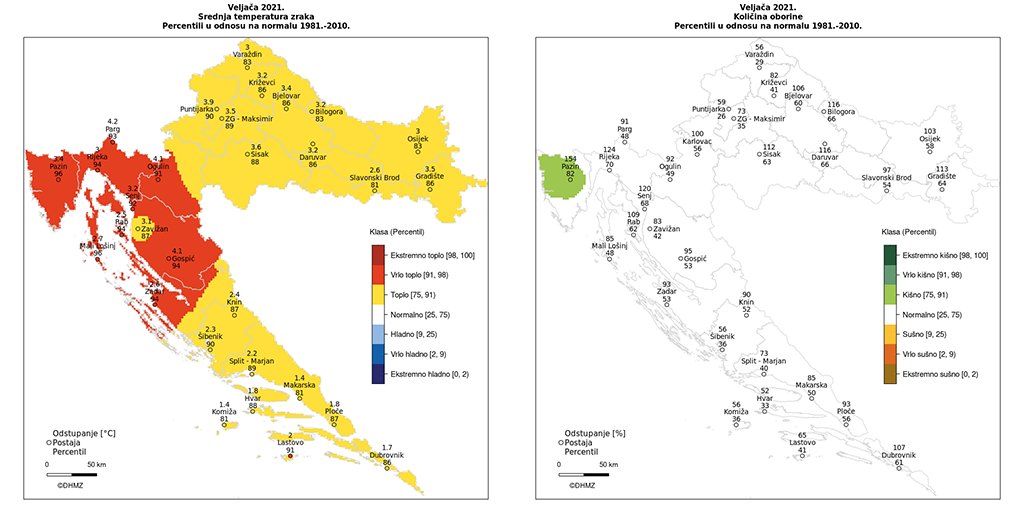 DHMZ_HR's tweet image. #Veljača je bila topla u kontinentalnoj 🇭🇷 i većem dijelu južnog Hrvatskog primorja. Vrlo toplo bilo je u gorskoj 🇭🇷 i sjevernom Hrvatskom primorju. Količine oborine bile su normalne, osim u Istri gdje je bilo kišno.

➡️ meteo.hr/klima.php?sect…