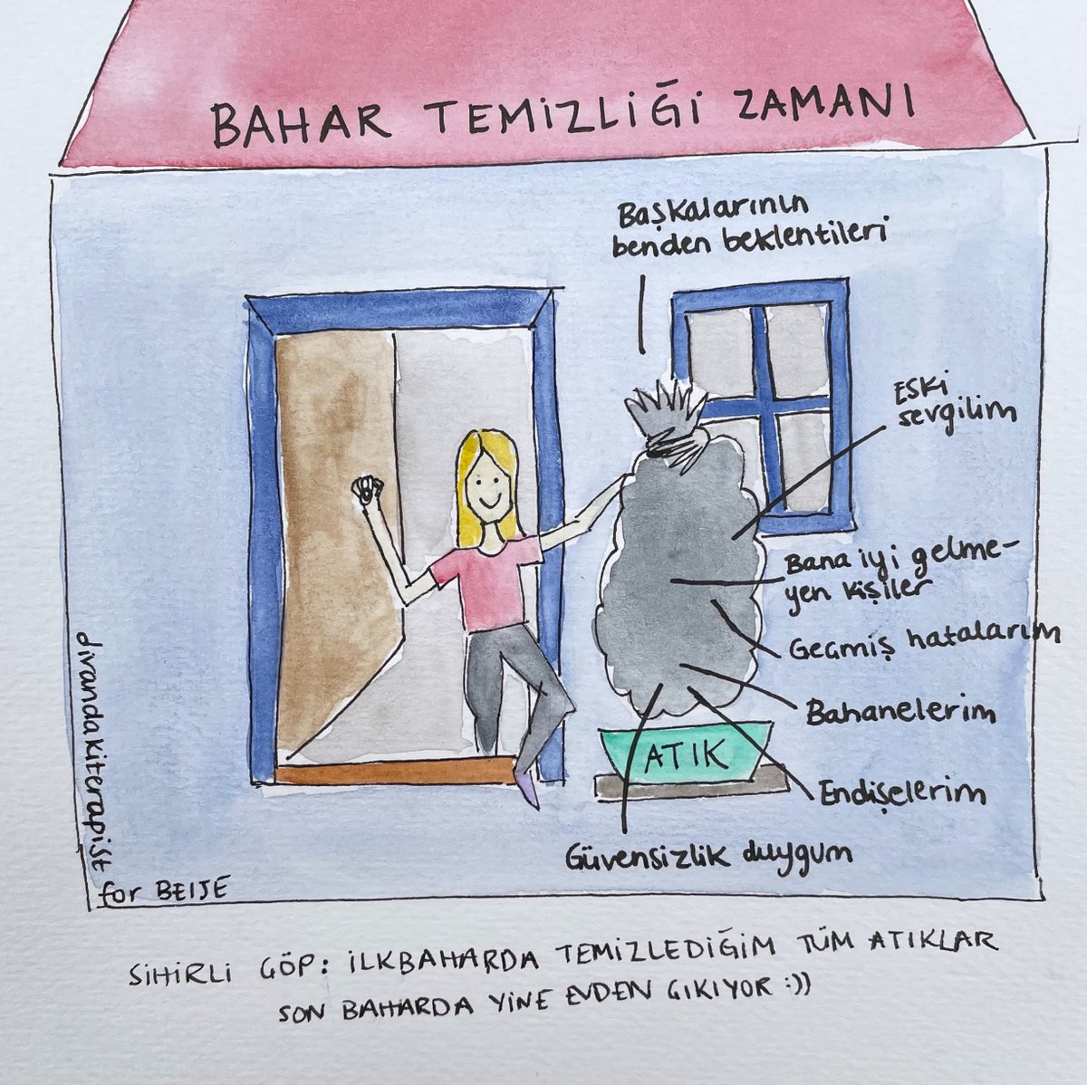 Toparlamaya çalışıyorsun tam oldu gibi, hooppp tekrar aynı şeyler. Hayatımın özeti