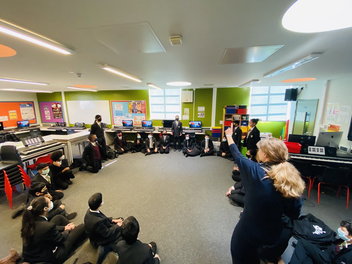 Another fantastic Year 7 music class with Ms Jimenez ... great to feel the buzz back around the corridors