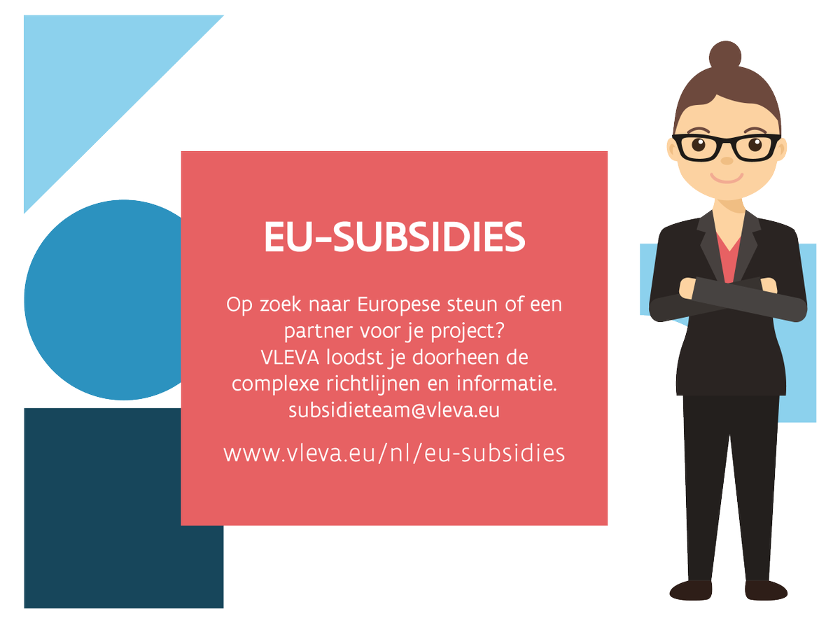 VLEVA's tweet photo. Nieuwe EU-subsidies: Wat kan @VLEVA voor jou betekenen? Ontdek het in de #dinsdagblogdag 💶 https://t.co/WhV3z4M0Rd #digitalebrugVLEVA #VlaandereninEuropa #EuropainVlaanderen https://t.co/XtSz7MSFRy