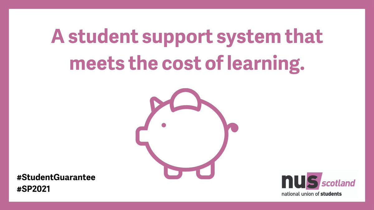 UWSstudents's tweet image. We need a student support system that meets the actual #CostofLearning.
@NUSScotland is calling for this and more in their #StudentGuarantee.
Find out more: bit.ly/StuGuarantee