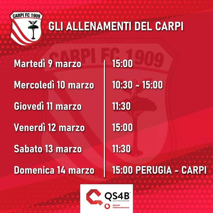 ac_carpi's tweet image. 📋 MESSO IN ARCHIVIO IL DERBY, VINTO PER 3-0 CONTRO IL MODENA, PER IL CARPI È TEMPO DI TORNARE AL LAVORO ⚠

⚪🔴
#ForzaCarpi #SerieC #weeklyprogram #FieriDeiNostriColori #vodafonebusiness #telefonia #digitalizzazione #partnership 🇲🇨