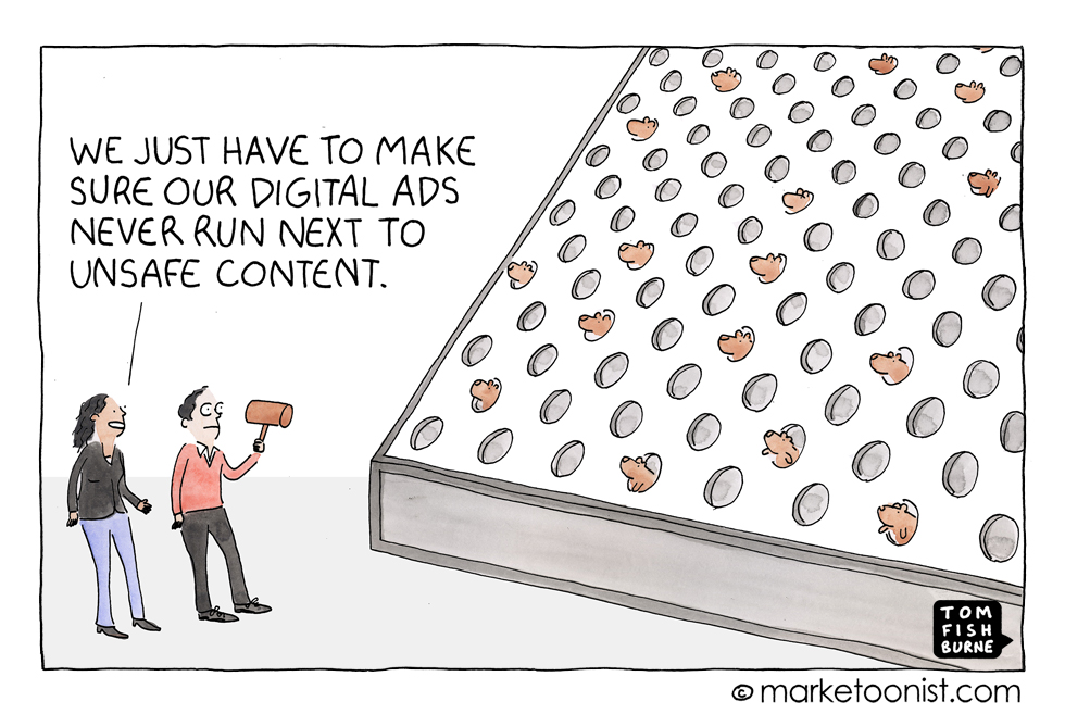 MarketingWeekEd's tweet photo. The latest from @marketoonist on brand safety whack-a-mole

https://t.co/K8B1BsNXQo https://t.co/ESYByLLwJV
