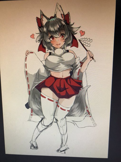 チマチマ進めてるアクリルフィギュアの絵 