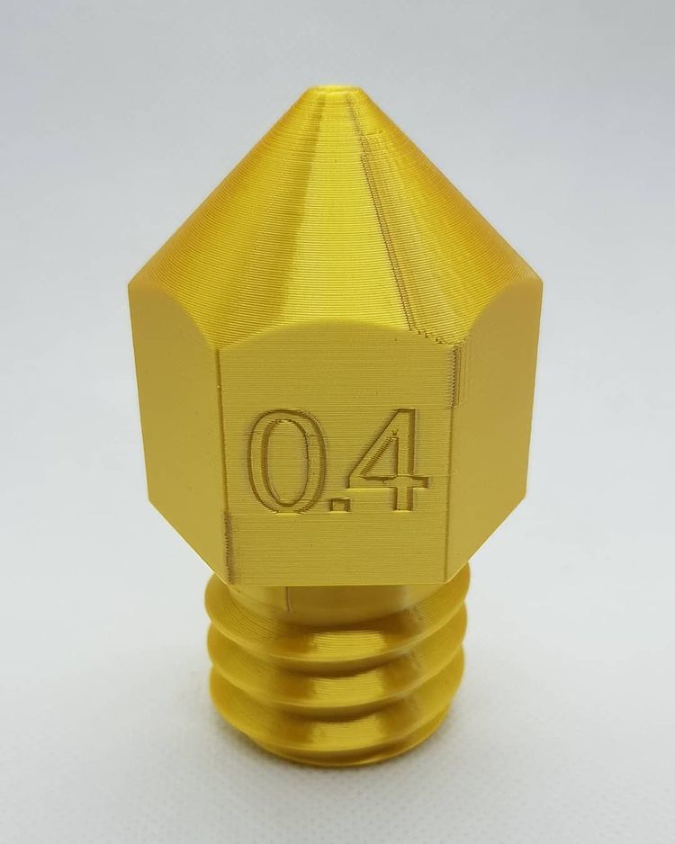 Fiberlogy_3D's tweet photo. There is nothing like gold 😉
Nozzle printed by @3dbezograniczen with #Fiberlogy #FiberSilk Gold - https://t.co/oeInHBWQUh⠀⠀
⠀
#3dprint #3dprinting #3dprinted #3ddruck #impresion3d #impressionen3D #stampa3d #3dprinten #impressao3d #printare3d #impression3D https://t.co/bqN9d34wcm