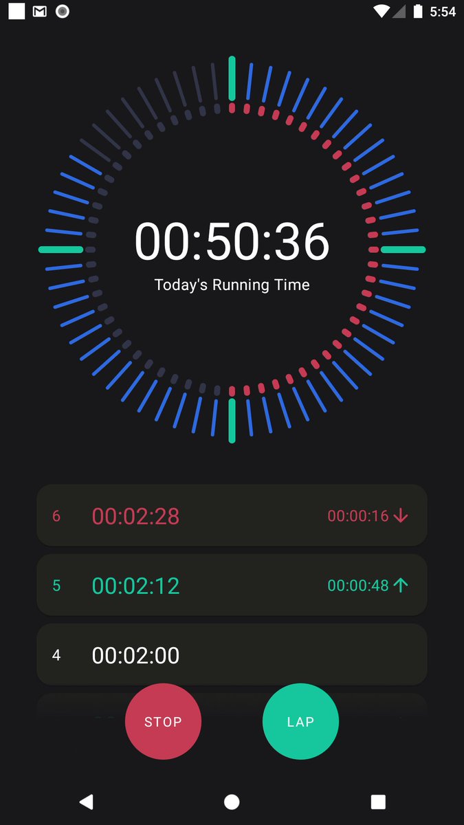 reiz_maulana's tweet image. Timer app using #JetpackCompose for #AndroidDevChallenge week #2