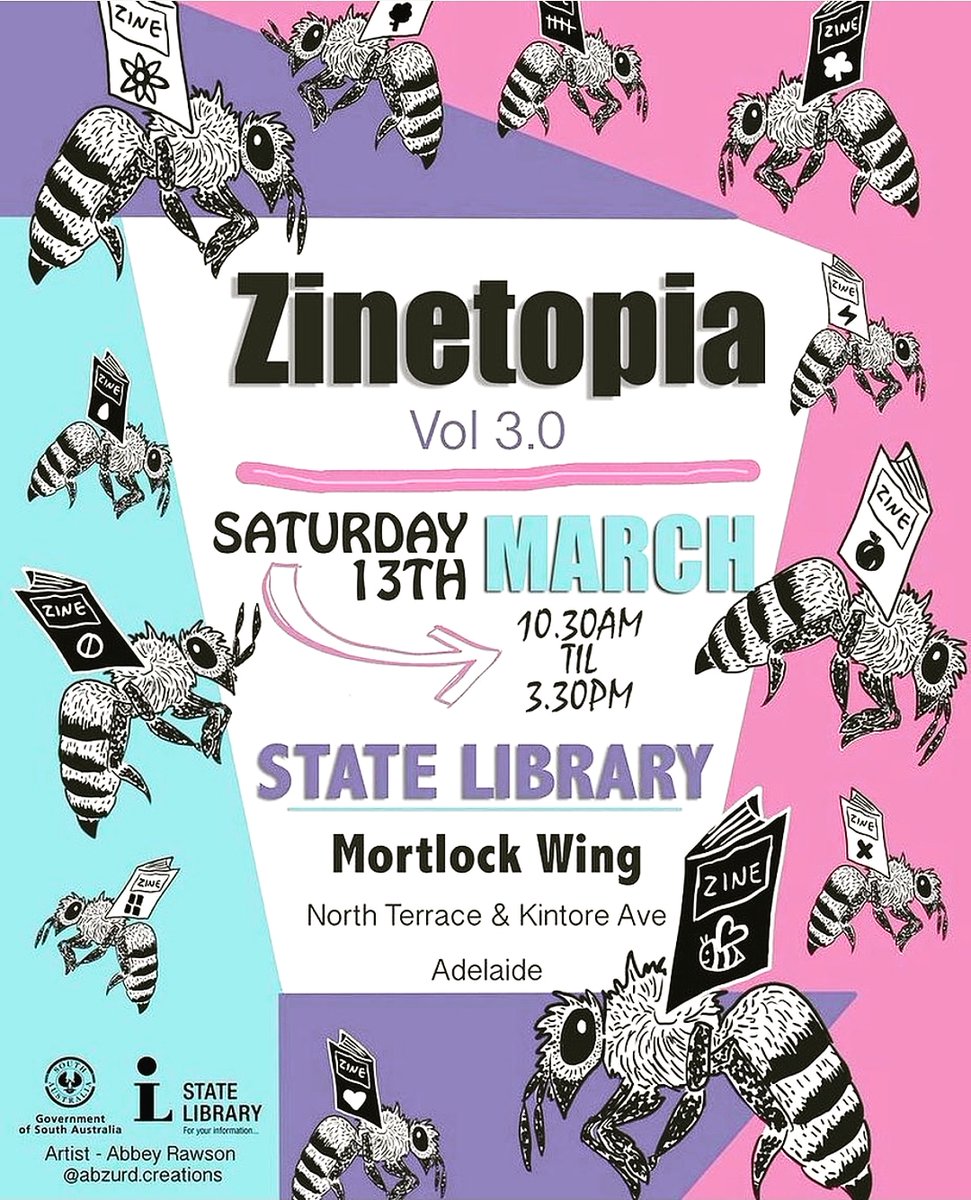 Vreemdear's tweet photo. Im tabling at #zinetopia in Adelaide this weekend!! First market since lockdown 😭😭😭 I'm so excited!!🎉
Please come by!! https://t.co/XRaCqFj2m8