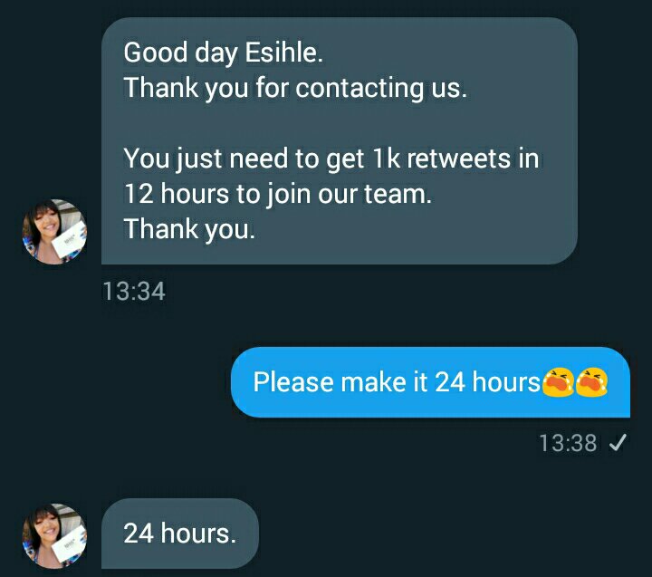 Thato_Rachidi's tweet photo. FAM 
I know you all will pull through for me❤❤🙌

Can I get 1k RT in 24hours 🙏 https://t.co/gjcGjpMxTW
