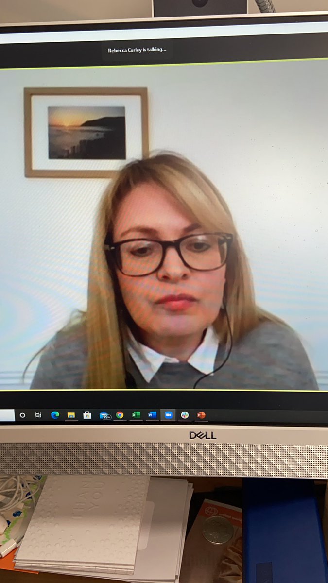 tshowarth's tweet photo. Terrific start to @teamUWS #ChooseToChallenge webinar, highlighting importance of #girlseducation. Beccy in action here! 👍 https://t.co/G5OZqfGL5X