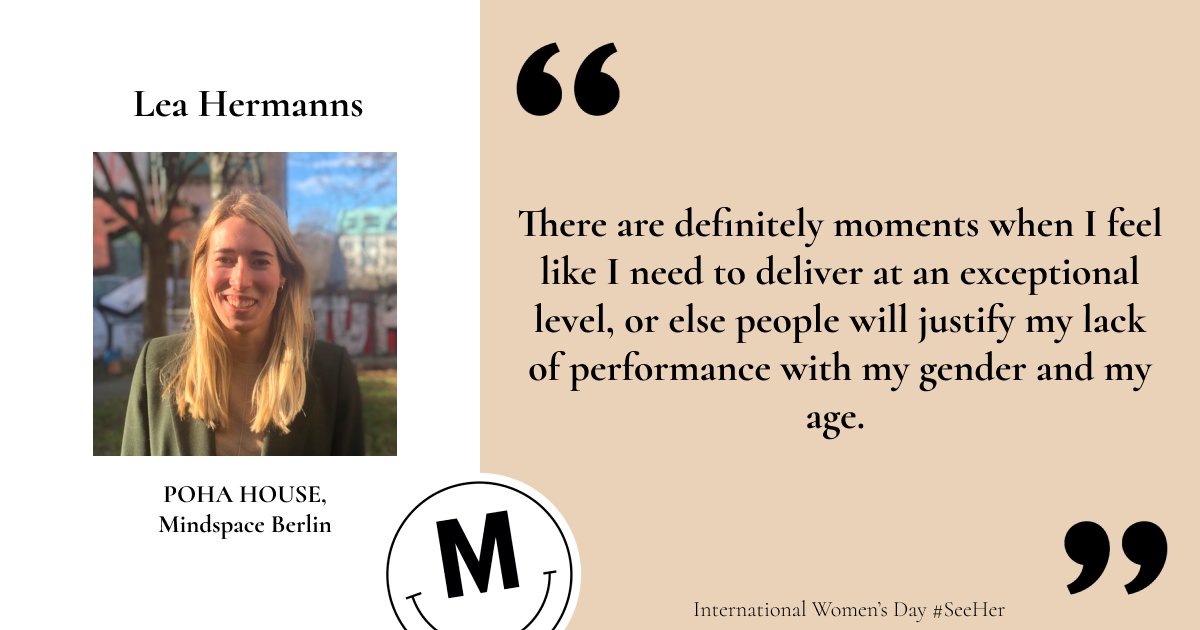 MindspaceME's tweet photo. Our #SeeHer campaign for Int'l Women’s Day shines the spotlight on some of the misconceptions our female members experienced in their roles.
Cris Westall, #VeevaSystems
Ina Börner, #NoDirtyTalkGmbH
Lea Hermanns, @POHAHouse
Yvette Ceri, @BOLDBerlin
#IWD #InternationalWomensDay https://t.co/56tuHxpfJE