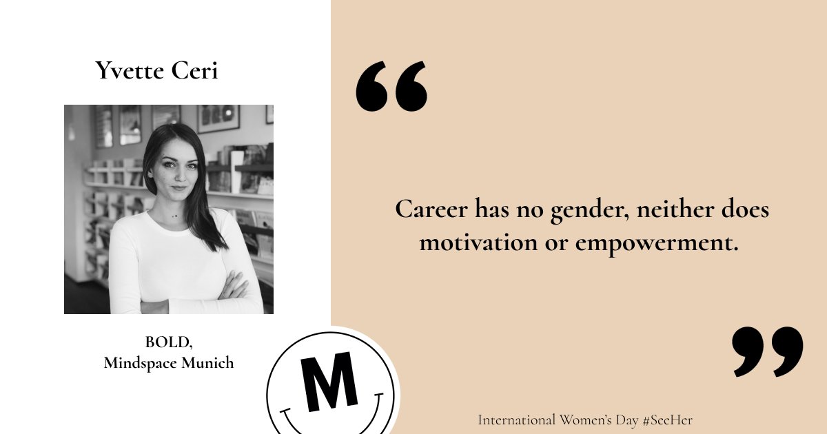 MindspaceME's tweet photo. Our #SeeHer campaign for Int'l Women’s Day shines the spotlight on some of the misconceptions our female members experienced in their roles.
Cris Westall, #VeevaSystems
Ina Börner, #NoDirtyTalkGmbH
Lea Hermanns, @POHAHouse
Yvette Ceri, @BOLDBerlin
#IWD #InternationalWomensDay https://t.co/56tuHxpfJE
