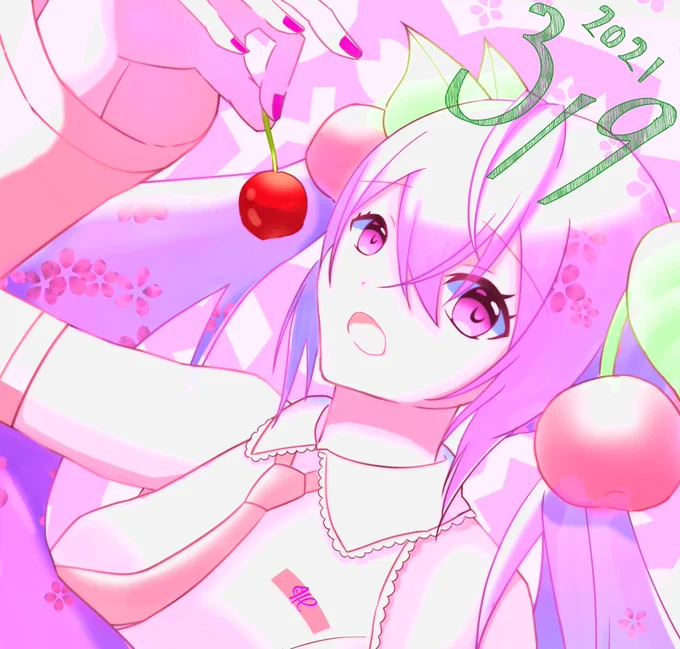 大好きな桜ミクちゃん#初音ミク #ミクの日 #ミクの日2021 