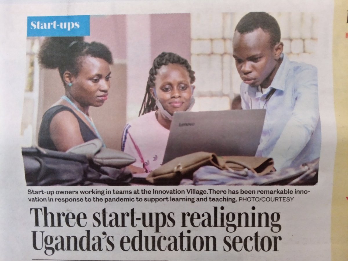 totoquizapp's tweet photo. #TotoquizApp 's, Nakabugo Sharon (center) and @l_oerich (far right) featured in @DailyMonitor alongside Thinkplay 's Founder Victoria Nakitto.
We congratulate #Thinkplay on their journey in creating a positive impact in Uganda's education sector. https://t.co/JVOkvJWrVQ