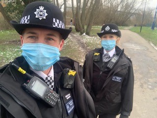 MPSBellingham's tweet photo. #PCAlison Please welcome our new Bellingham officer who joined our team @MPSBellingham couple of weeks ago. Patrolling around Bellingham taking items off of the streets that can be used in connection with crime. https://t.co/I2pHSSLqAv