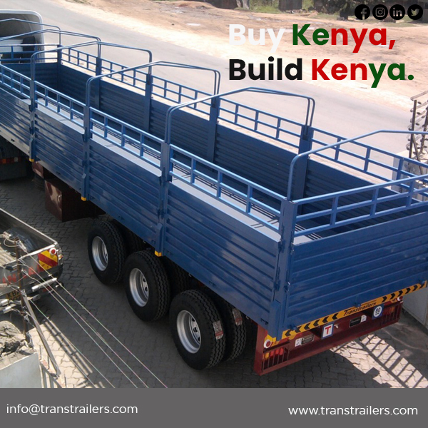 The drop-side trailer of choice.
Built to last. 
#transtrailers
#builttolast
#buykenyabuildkenya
#dropsidetrailer