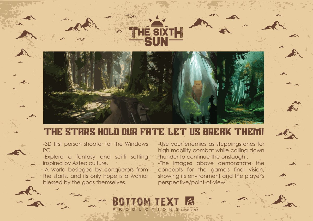 bottomtext_dev's tweet photo. Just launched the @indiedb page for our current project: The Sixth Sun!
https://t.co/fgy0CjB2eL

The Sixth Sun is a retro first-person 3D shooter with  where the player can use abilities like crowdsurfing and summon lightning to wreak havoc and regain resources! https://t.co/mkpQjUz4fj
