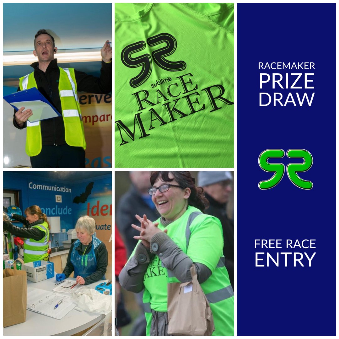 As a Racemaker... You will receive: A full briefing, a Racemaker t-shirt, packed lunch including cheesy puffs!, a FREE 10k race entry. Plus all volunteers will be entered into the Racemaker prize draw. For more information and to register buff.ly/38eLluN