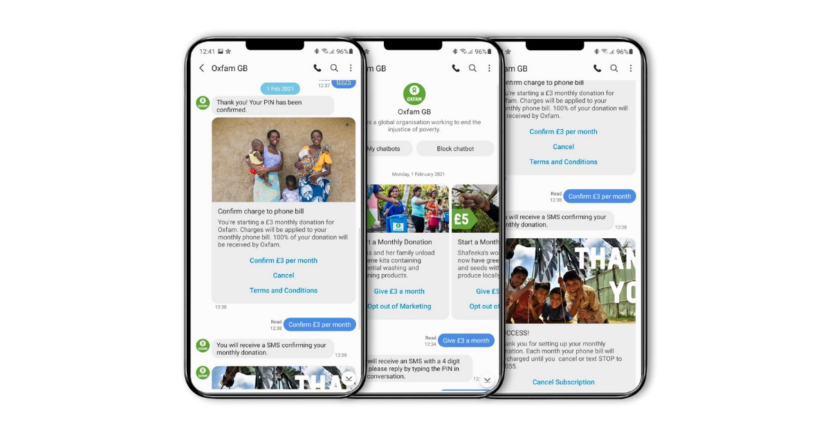 #NEWS: mGage and <a href="/Oxfam/">Oxfam International</a> successfully launch the world's first #RCS #mobile #payment campaign. Learn more and see how it works in our press release:  hubs.ly/H0HXpGZ0