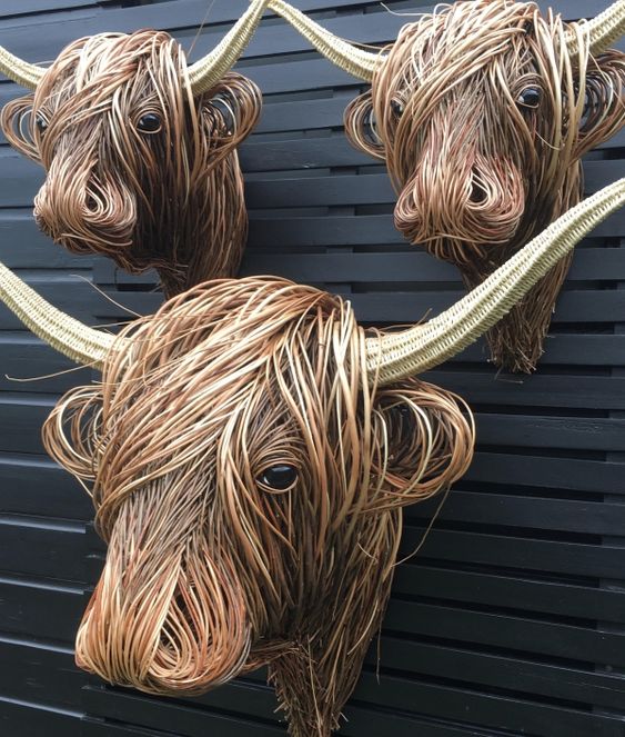 BritishIronwork's tweet photo. We had to take a second look here! These sculptures of the humble Highland Cow are in fact made from Willow! By artist Bob Johnston. we found them online and had to know what do you think? We love them!
#WillowArtWednesday #highlandcow #bobjohnston #ArtistOnTwitter #artists https://t.co/DcXtNsvOyR