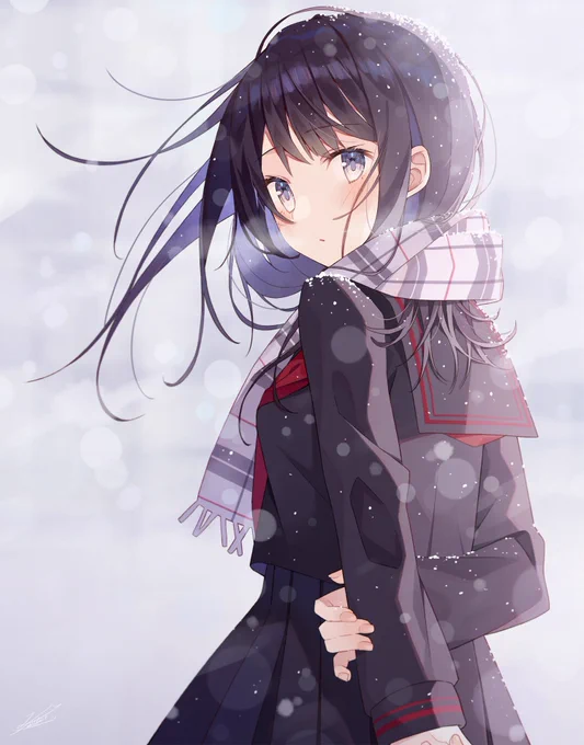 制服の女の子よく描いてます? #どこかの誰かに刺さればそれで良い 