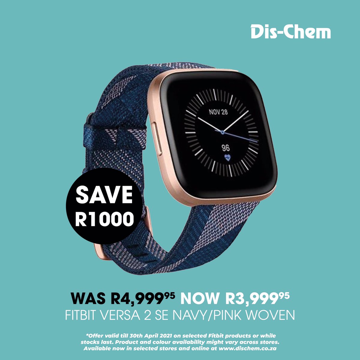 dischem fitbit versa