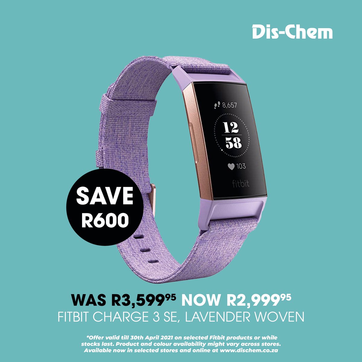 fitbit charge 3 dischem