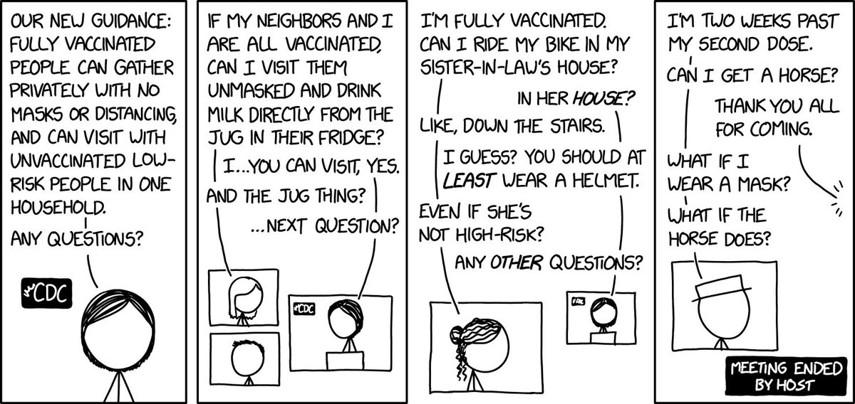 Vaccine Guidance xkcd.com/2434