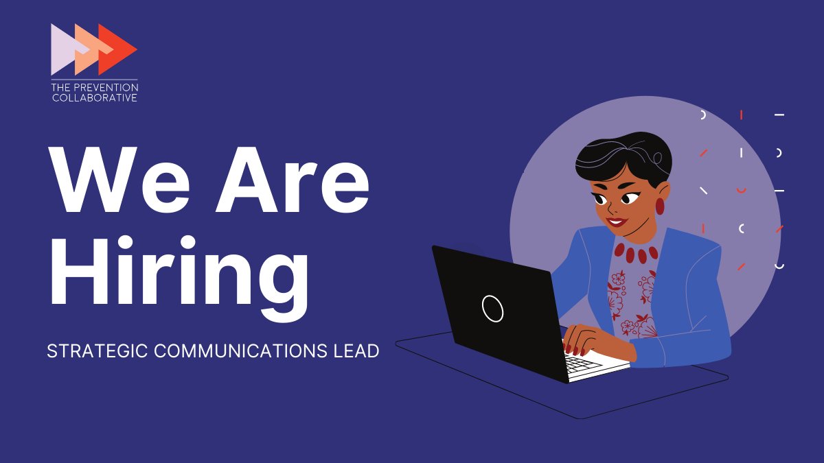 ☑️ Are you interested in #VAW and #VAC prevention?

☑️ Do you have sharp #media instincts and a powerful pen? 

Join our team to lead #StrategicComms! Find out more and apply tinyurl.com/1mljpfgj

#FeministJobs #ViolencePrevention #HiringNow