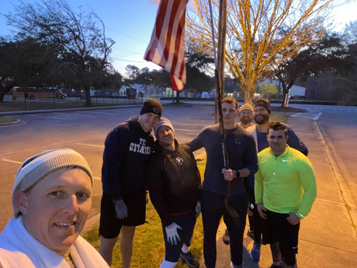 F3Charleston's tweet photo. Congrats to Wombat on completing his VQ at @F3_WhiskeyAlpha on 3/10/21. Let us continue to accelerate growth and produce #HIM. #F3Fortify #F3Charleston #F3Nation @F3Nation @F3Charleston #GQtheVQ https://t.co/xUglTYFpDO