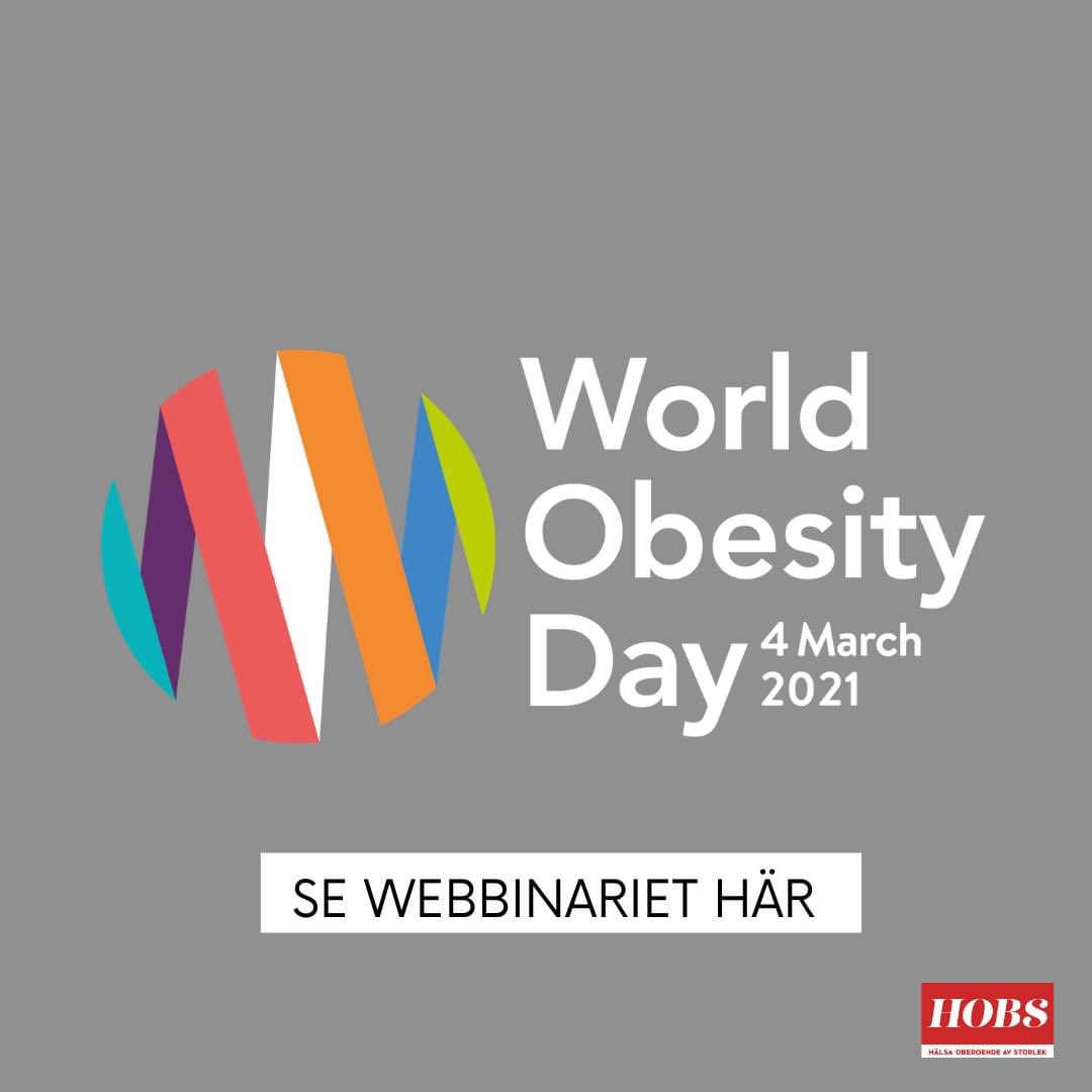 Nu finns webbinariet som vi gjorde på #WorldObesityDay tillgängligt på vår hemsida: hobs.se/wod21
Med över 500 anmälda deltagare visade ni att det finns ett brinnande intresse för att skapa en jämlik vård vid obesitas. #jämlikvård #sjukvård #obesity