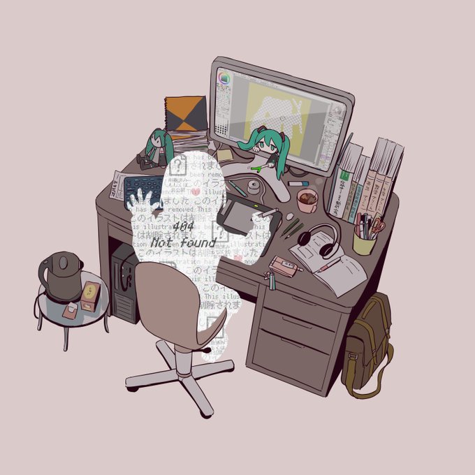 「desk」 illustration images(Popular)